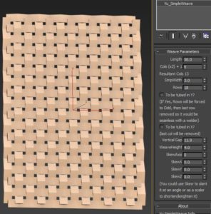 Scripts Para 3ds Max MCG SimpleWeave Ejezeta